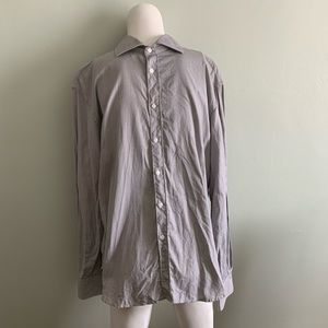 Zara Tailored Fit Button Down Shirt eur 46 usa 18